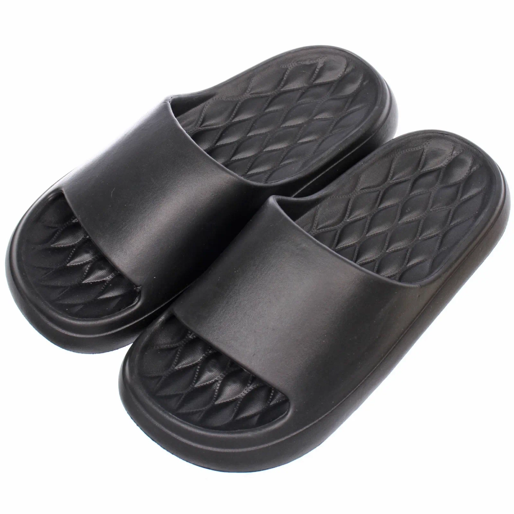 Шлепанцы мужские «STEP», цвет черный, р-р 44-45