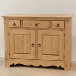 Тумба кухонная Прованс 2 двери 3 ящика из массива сосны (нижняя часть буфета)