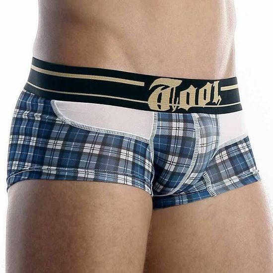 Мужские трусы хипсы TOOT Check Boxer Blue TT00018