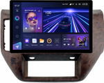 Магнитола для Nissan Patrol Y61 2004-2010 (рамка дерево) - Teyes CC3-2K монитор 13" 2K QLED на Android 10, 4G SIM-слот, CarPlay