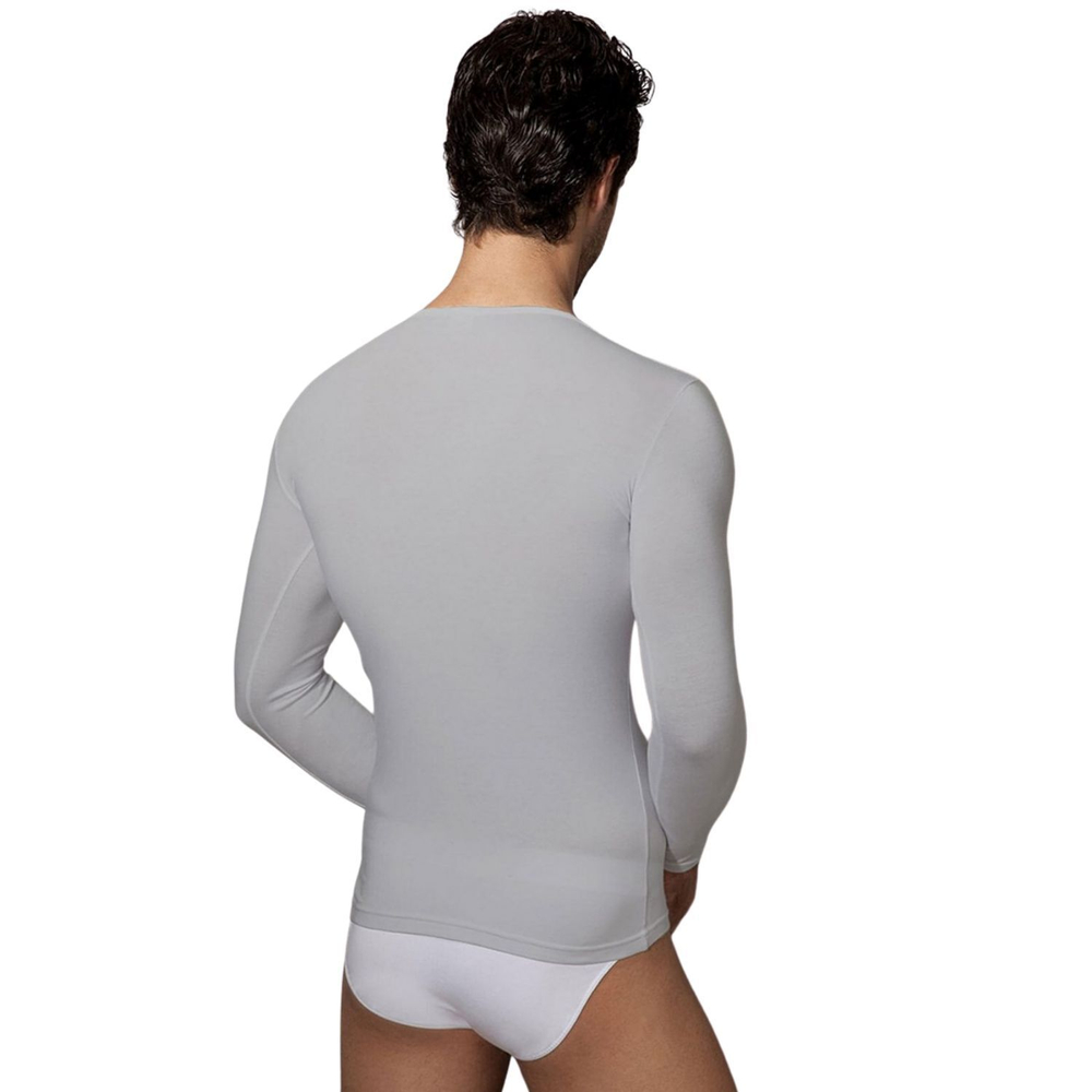 Классическая мужская футболка с длинным рукавом Doreanse Lounge (Размер: S) (Цвет: серый)