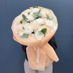 Букет "Хризантема и диантус" #75