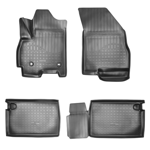 Ковры в салон Norplast/Unidec для EXEED LX (2021-), Черный, арт.NPA11-C115-320