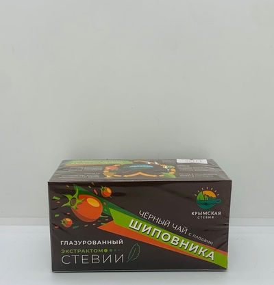 Черный чай с плодами шиповника