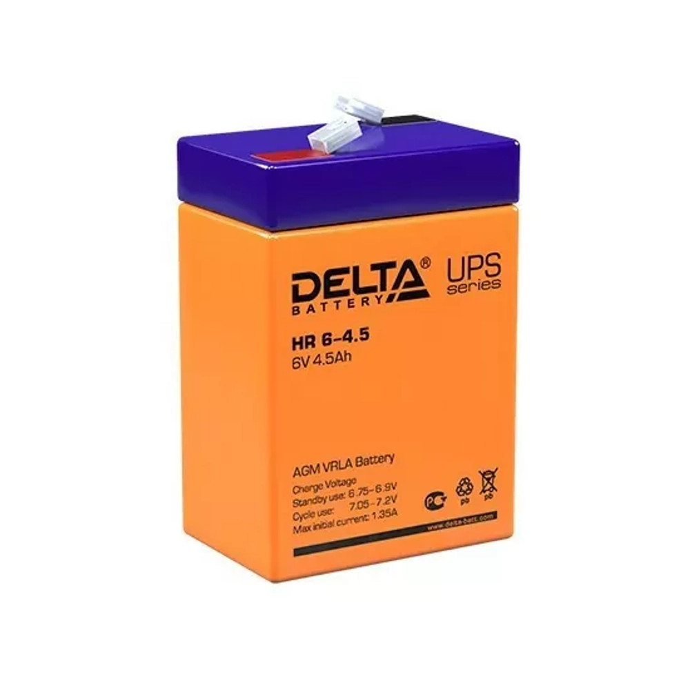 Аккумуляторные батареи Delta HR 6-4.5