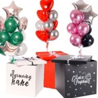 Коробки с букетами