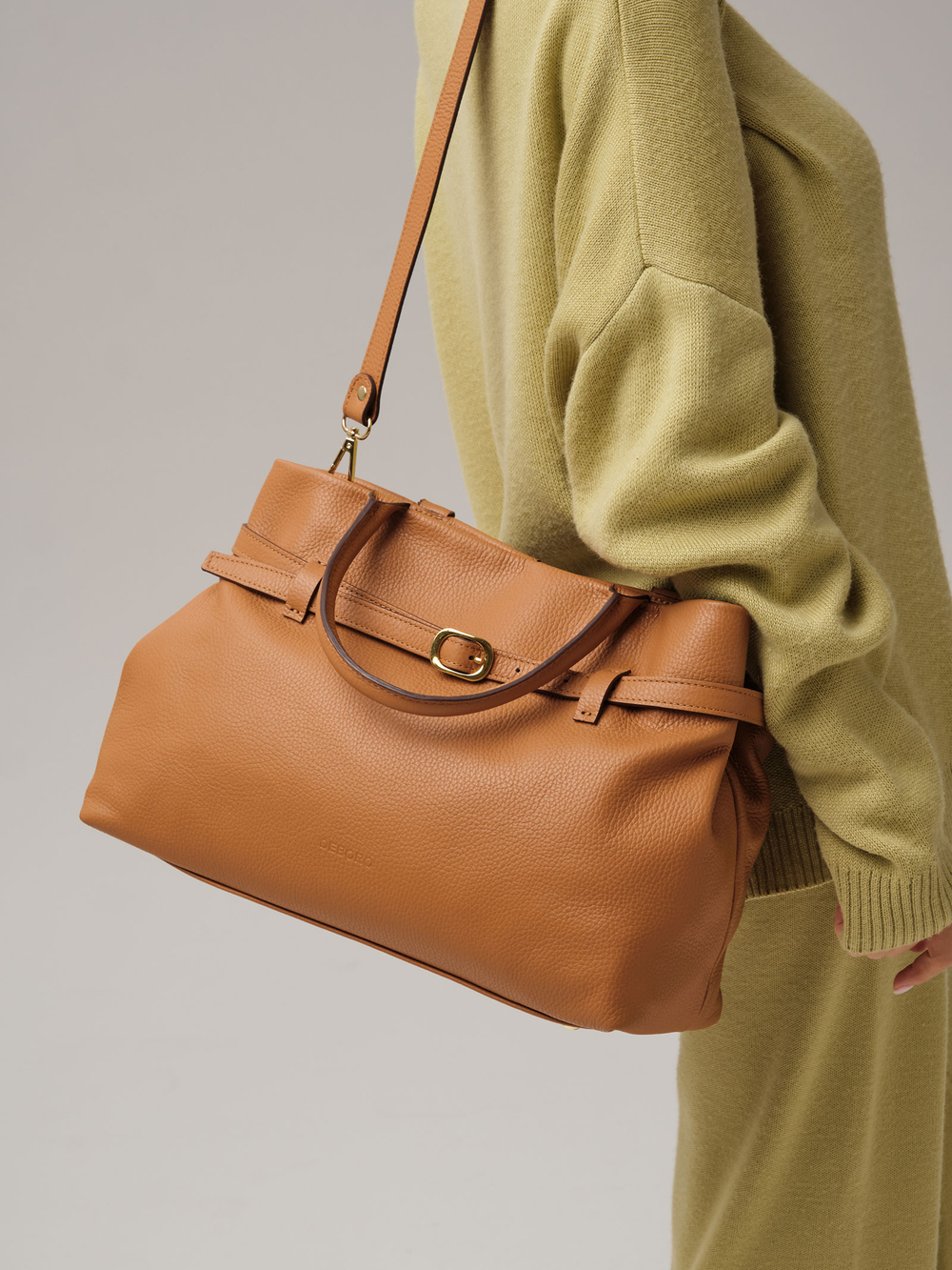 Сумка Deboro 31149 коричневый лист