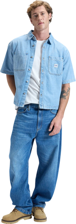 Рубашка мужская LEE SS WOKWEAR SHIRT JUST ME
