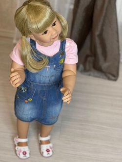 Кукла Реборн ростовая 85см в пакете (FA-257)