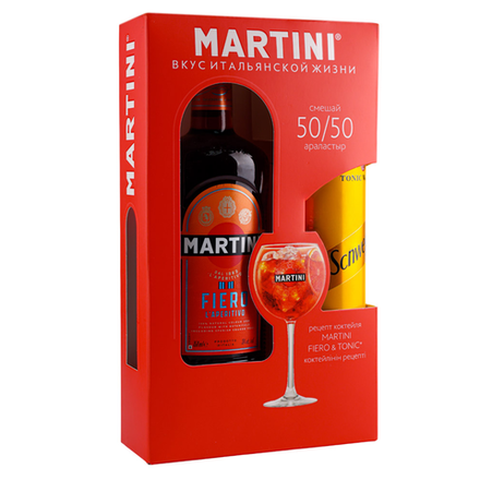Вермут Martini Feiro+tonic VAP 0.75 мл