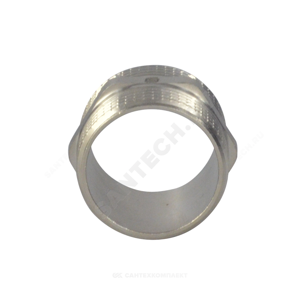 Ниппель латунь никель Ду 15 (1/2") НР SantechSystems