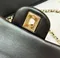 Стеганая сумка Chanel classic flap с ручкой, черный