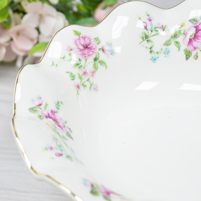 Фруктовница 20см на ножке, 202402