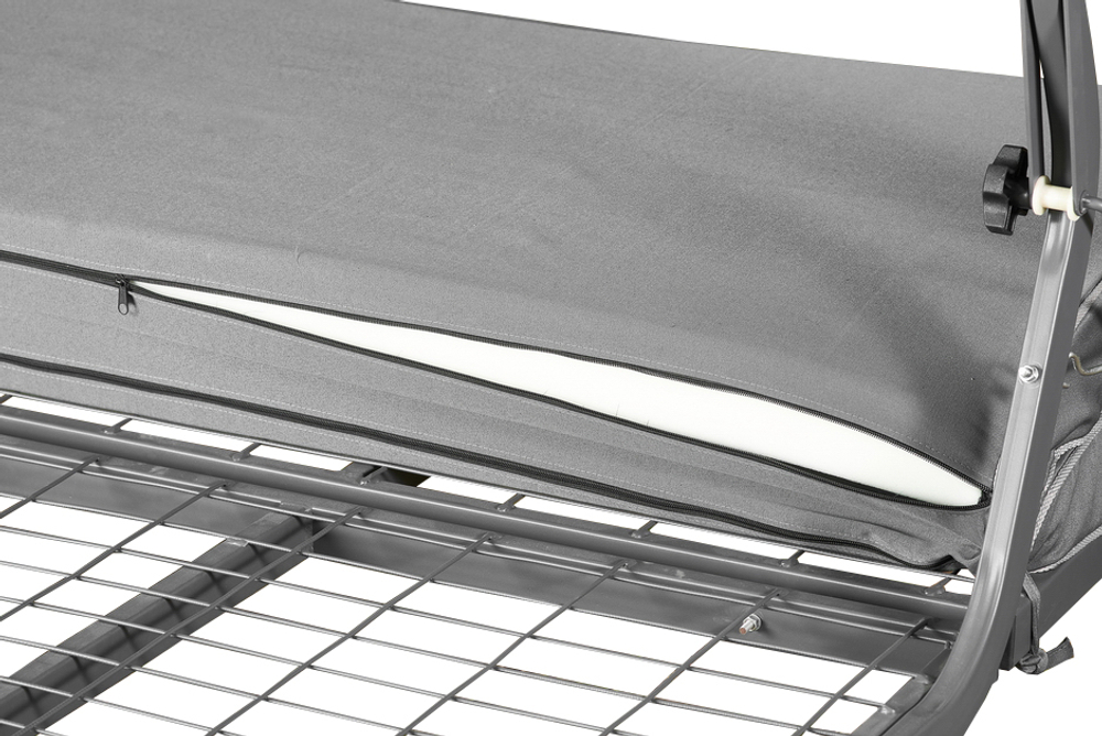 Качели садовые 3-х местные Афина арт.RAL9006