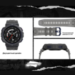 Смарт-часы Amazfit Active Edge 33.5 мм серый-серый