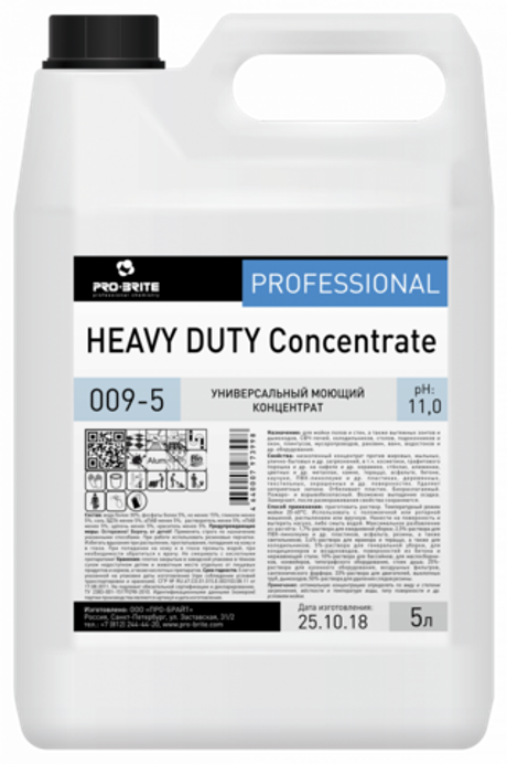 Многофункциональный моющий концентрат Pro-Brite Heavy Duty Concentrate 5 л