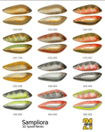 Блесна колебалка SAMPLIORA, 72мм, 39.0 гр. #G22-202