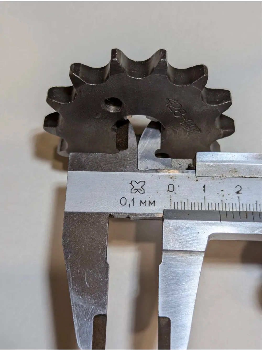 - Звезда ведущая для питбайка, мопеда (428-14Т) 17мм сталь