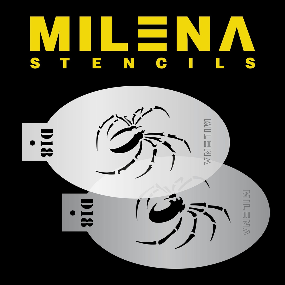 Трафарет Milena D18