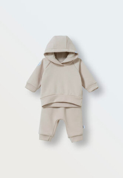 Комплект худи и джоггеры (топлёное молоко)