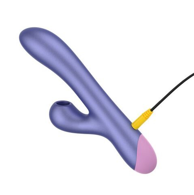 Сиреневый вибратор Romp Pulse с бесконтактной клиторальной стимуляцией - 22 см. (Цвет: сиреневый)