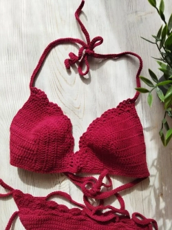 Вязаный купальник