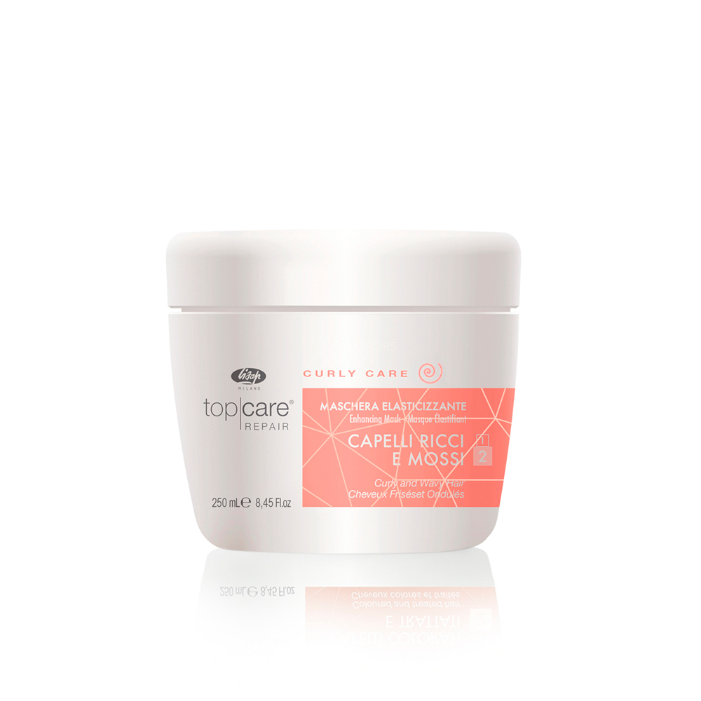 Маска для вьющихся и непослушных волос Lisap Тор Care Repair Elasticising Mask Curly and Frizzy Hair