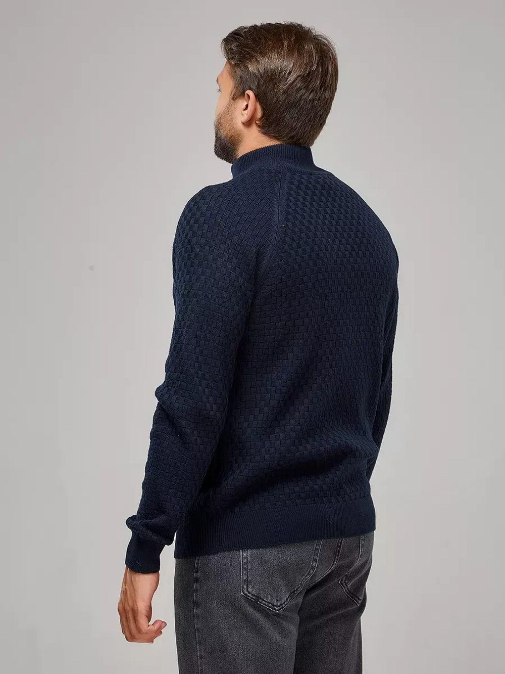 Кардиган на молнии с карманами