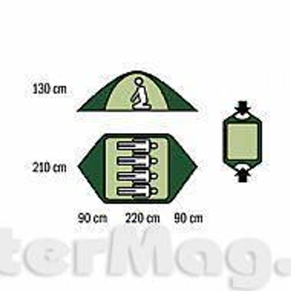 Палатка Husky Braver 3