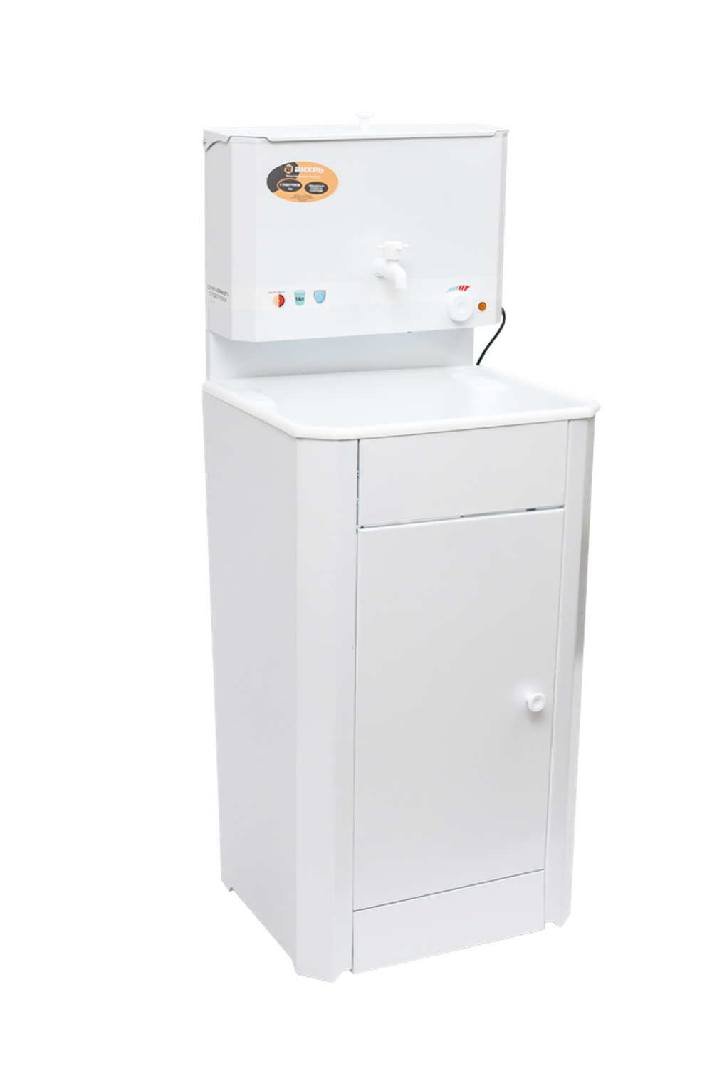 Умывальник дачный "Комфорт" ВИХРЬ с подогревом, пластик, белый