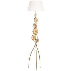 Светильник напольный торшер Monstera Deliciosa (Монстера) с абажуром Сити-2 Белый