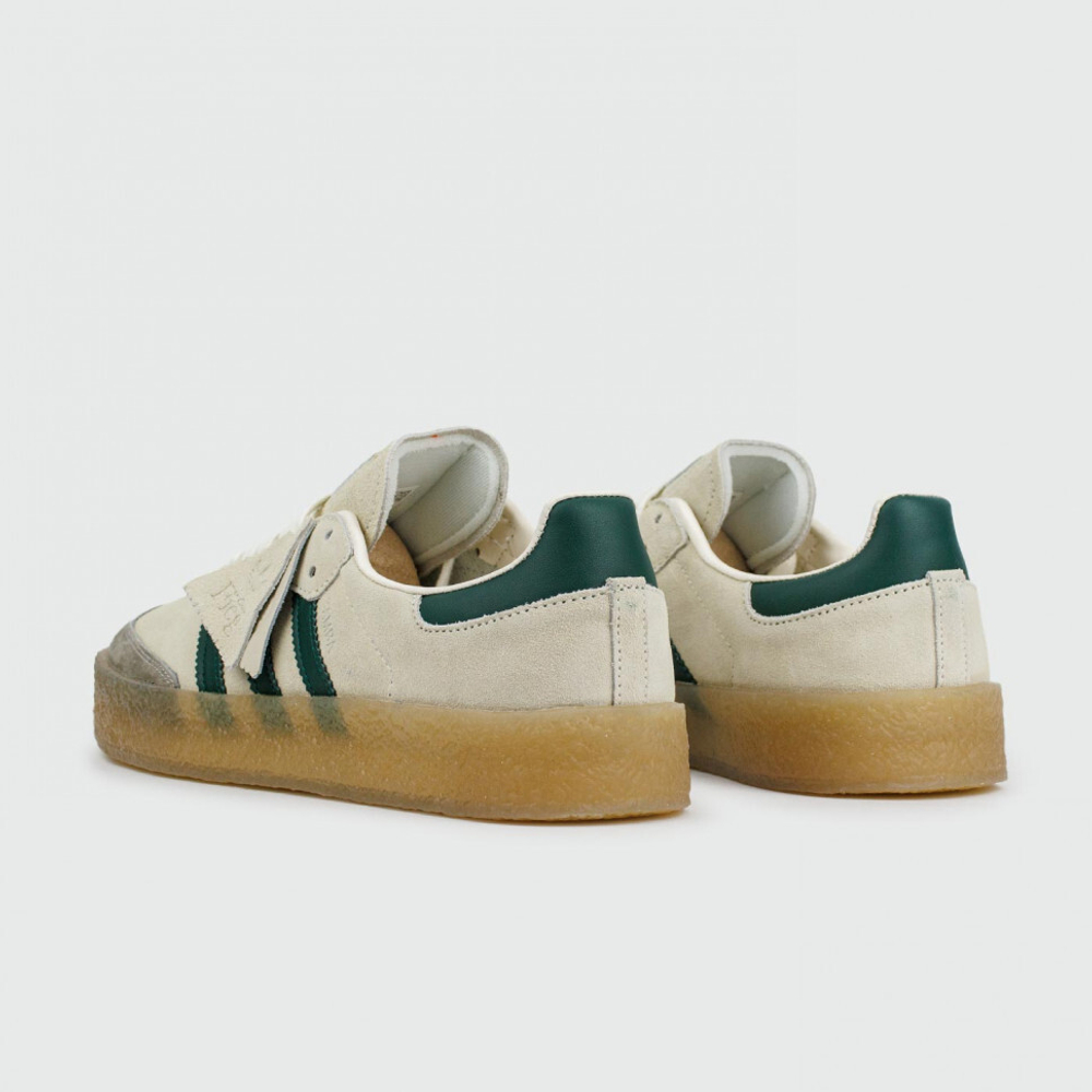 кеды Adidas Samba x Clarks Fieg Grey Green Stripes