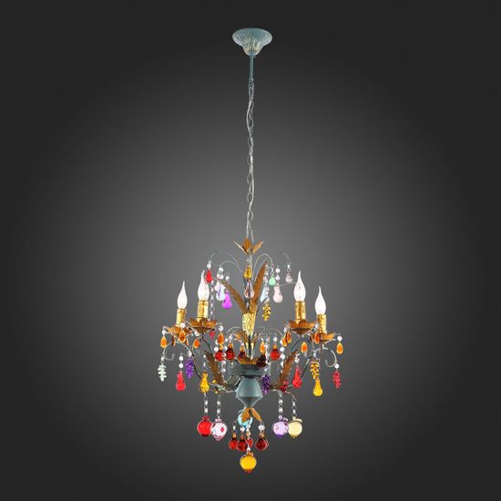 SL426.763.05 Люстра подвесная ST-Luce Разноцветный E14 5*40W JOANNA
