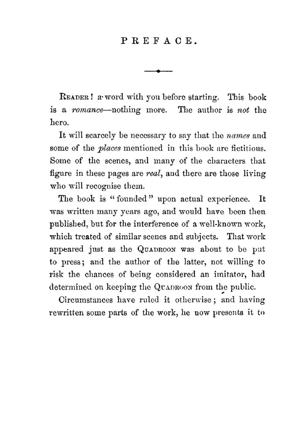 The Quadroon; Or, a Lover's Adventures in Louisiana | Reid Mayne