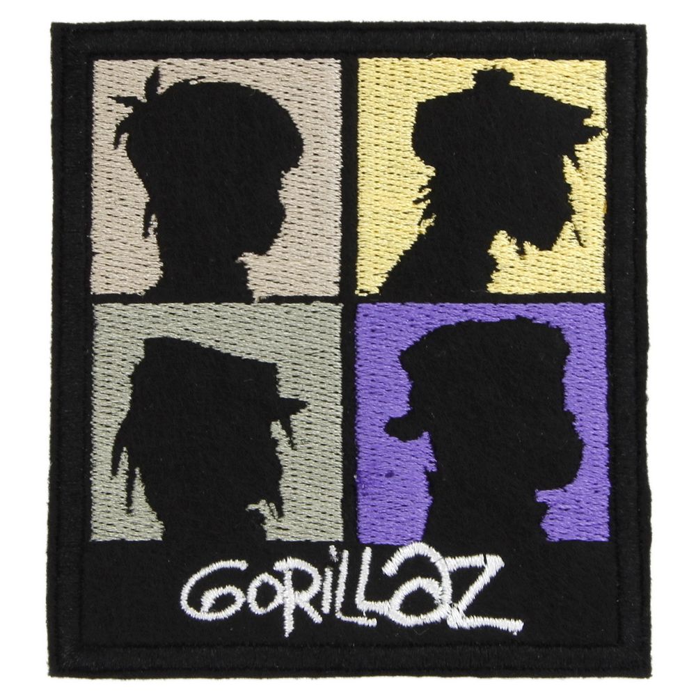 Нашивка с вышивкой группы Gorillaz