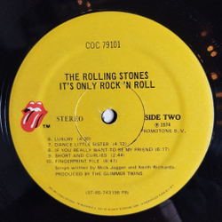 Винтажная виниловая пластинка LP The Rolling Stones Its Only Rock N Roll (USA 1974)