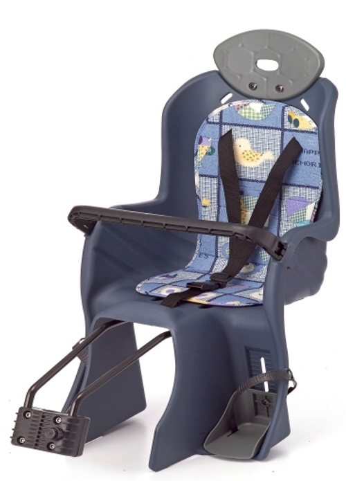 Сиденье 6-639881 детское на подсед. штырь с поручнем и с подголов до 22кг 310*670*310мм (6) синее