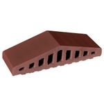 Клинкерный заборный элемент King Klinker, Коричневый (03) Natural Brown, 310/250x100x78