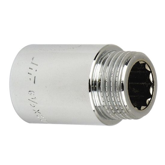 Удлинитель хромированный 3/4" 30 мм TIM