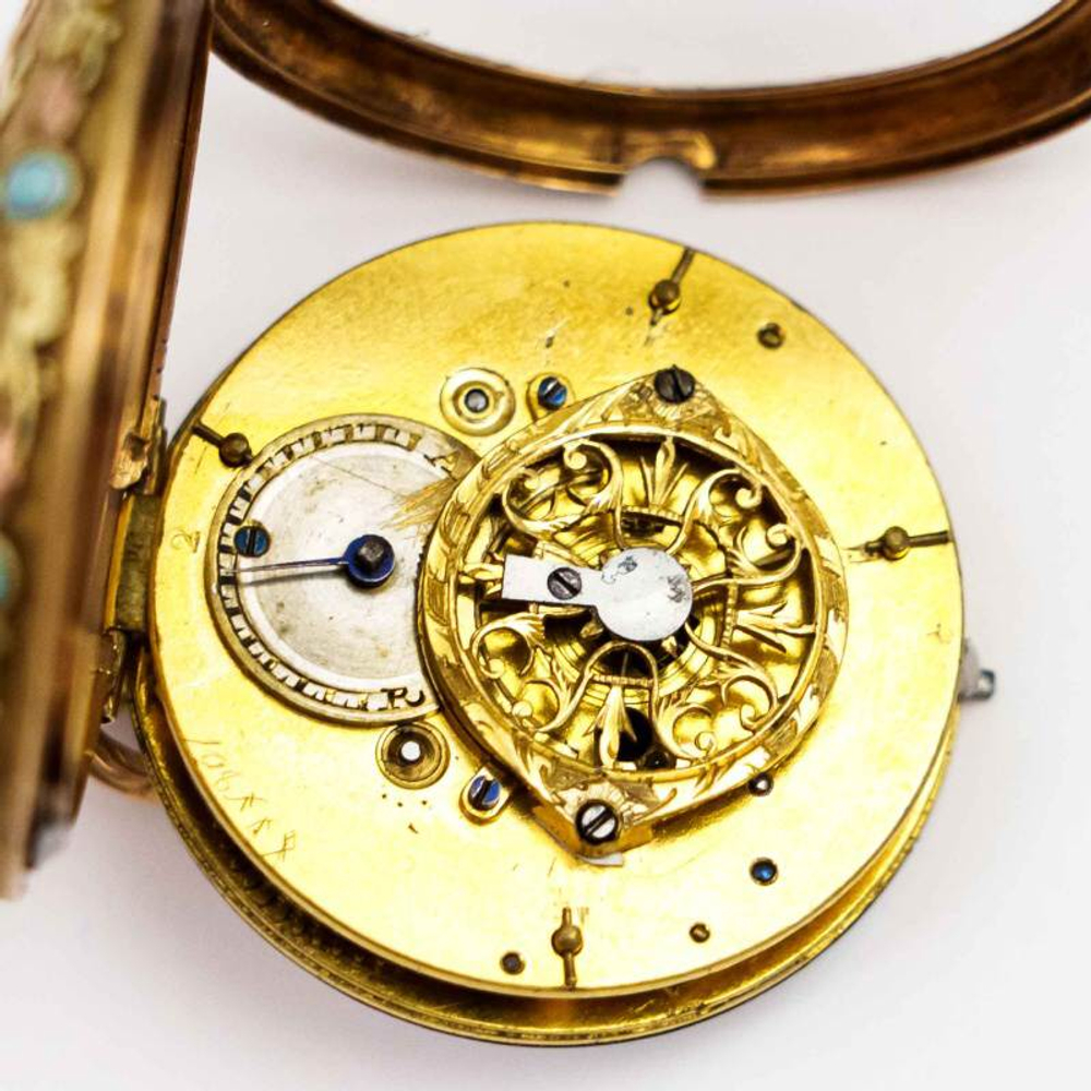 Антикварные карманные часы эпохи Ампира