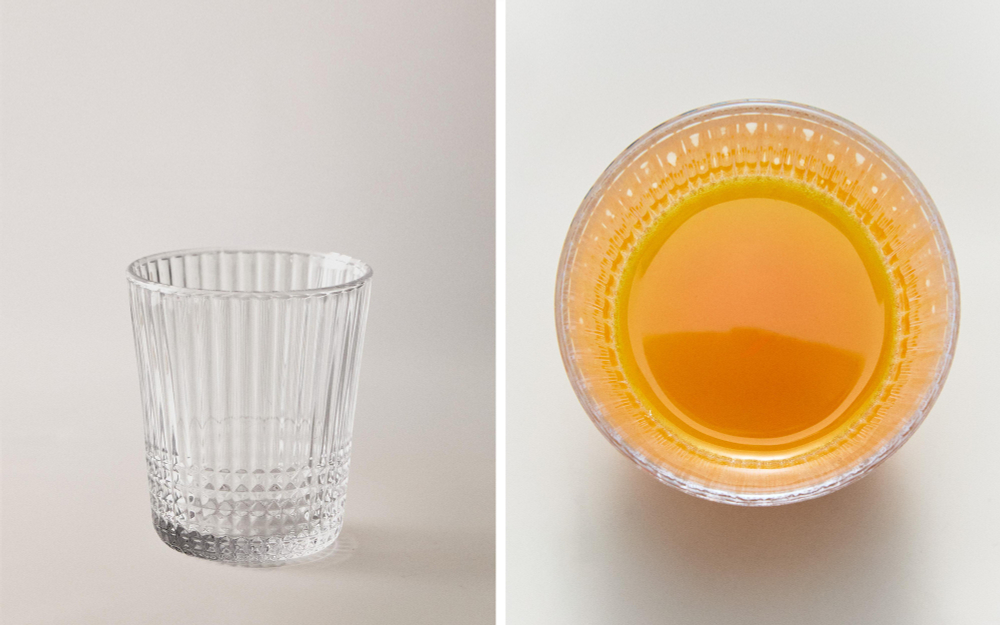 Zara Home стакан из стекла, цвет прозрачный, 10 см · 6289/401