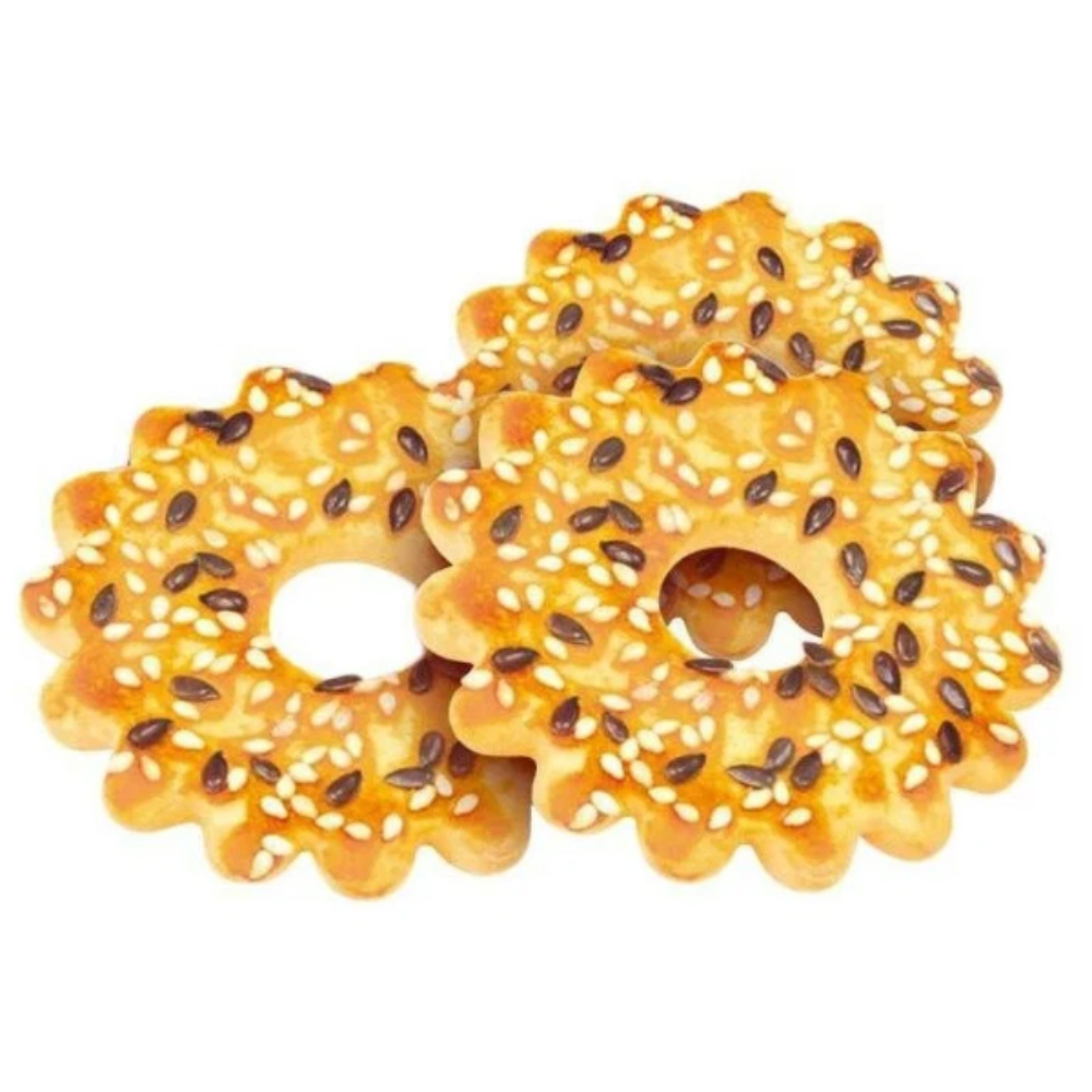 Печенье Кольцо с семенами льна и кунжута Киров А вес (849)