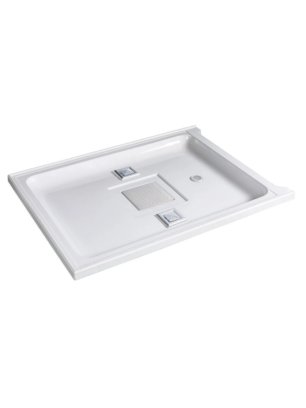 Душевая кабина WeltWasser  WW500 LAINE 1214 120х90 см,  прозрачное стекло, поддон низкий, крыша, гидромассаж