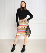 хлопковая юбка Kenzo - разноцветная(FC62JU3173CH)