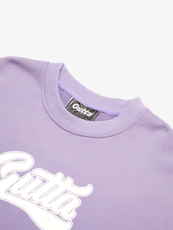 'SCRIPT' SWEATSHIRT PURPLE