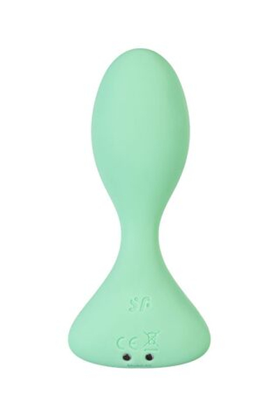 Зеленая анальная втулка с вибрацией Satisfyer Trendsetter (Цвет: зеленый)