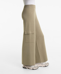 OYSHO Трикотажные брюки-карго, светлый хаки