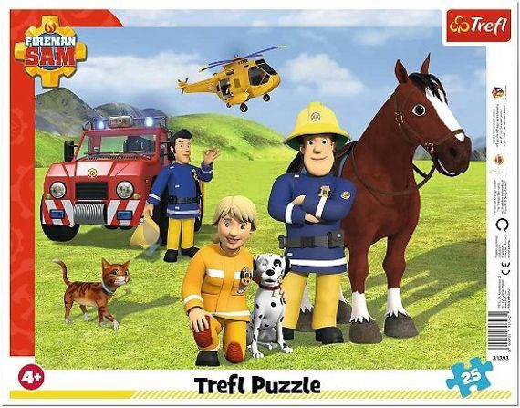 Puzzle - &quot;25 Frame&quot; - Always on guard / Prism A&amp;D Fireman Sam