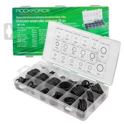 Кольца уплотнительные резиновые маслобензостойкие, 222пр. RockForce##Rock FORCE RF-779