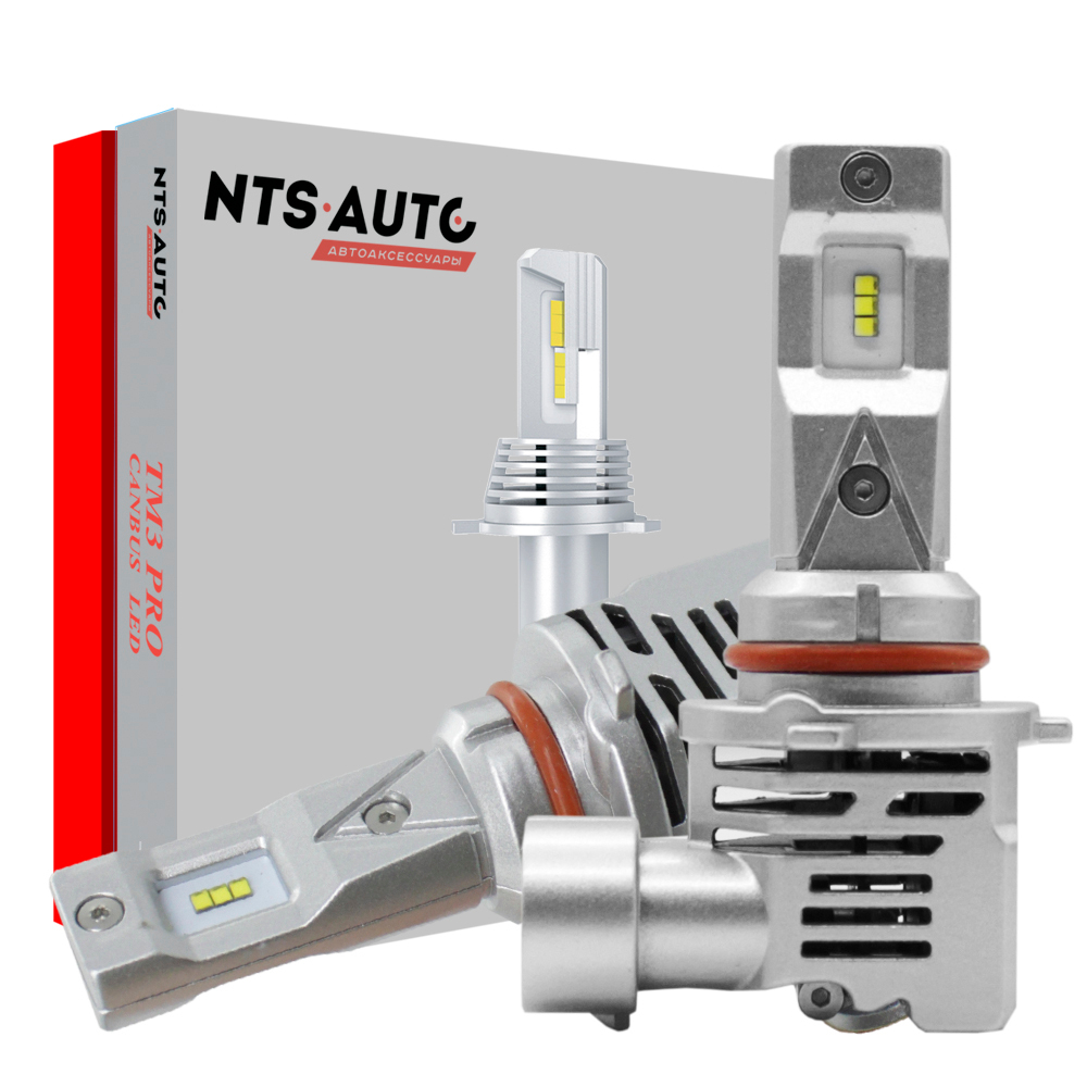 Автолампа LED НВ4 (9006) к-т NTS (радиатор+вентилятор)без блока TM3 PRO 24W 6000K 2800Lm  (TM3-HB4)